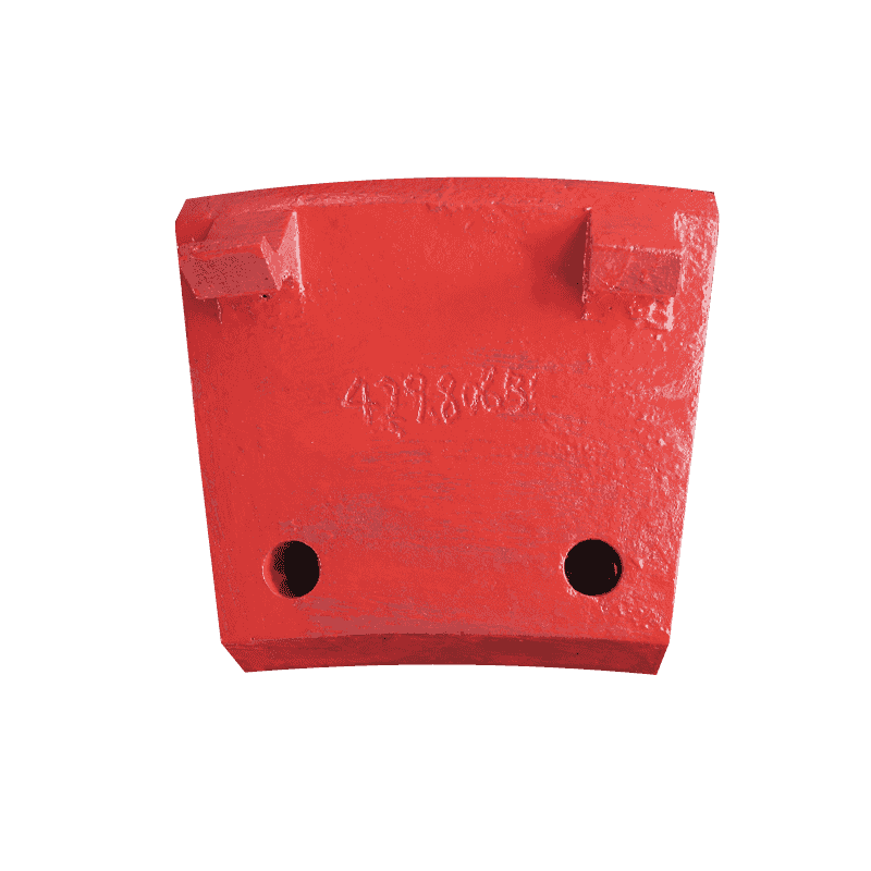 ขากรรไกรบดเหล็กแมงกานีสสูงยามด้านข้าง